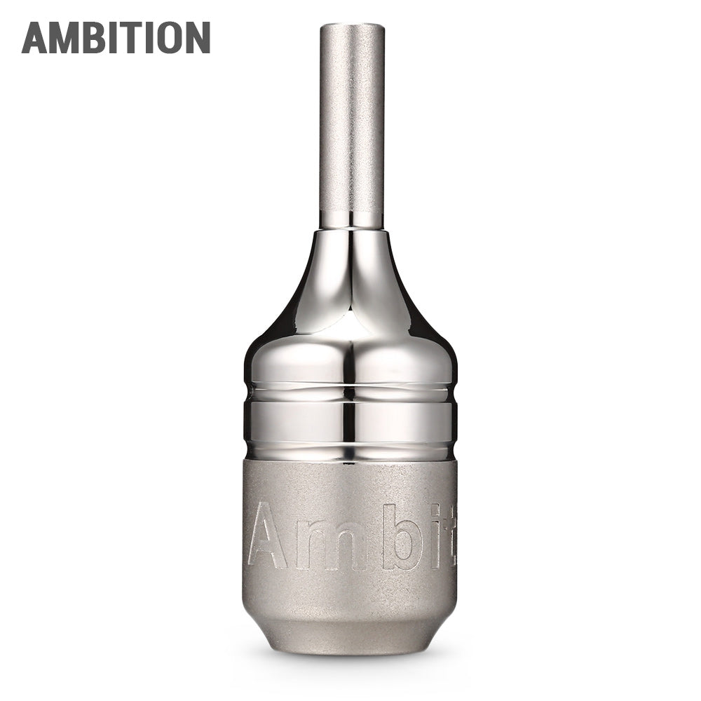 AMBITION 26MM Stainless Steel Anti-slip Carved Tattoo Grip for Machine Needles