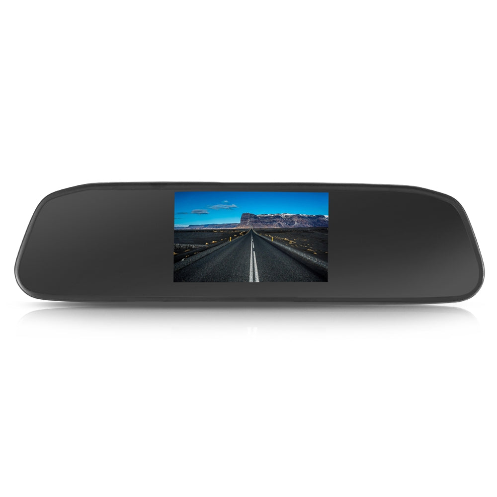 Car 4.3 inch Rear View Mirror Monitor Display Screen and Reversing Camera with 4 LED Lights