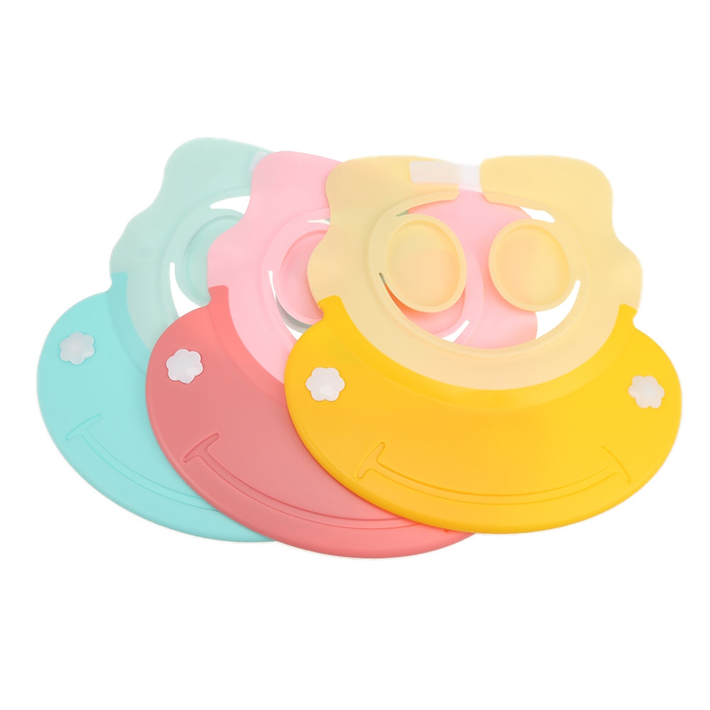 Baby Children Bathing Shower Cap Shampooing Ear Protection Hat