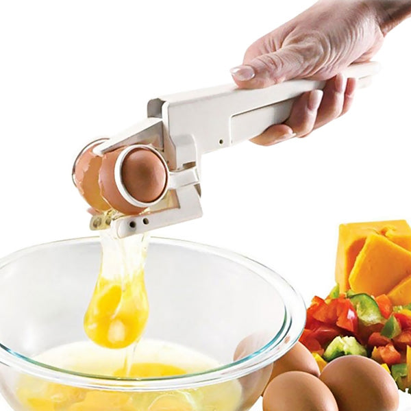 Clamping Device Manual Egg Beater Plastic Creating Tool for Cooking 2pcs