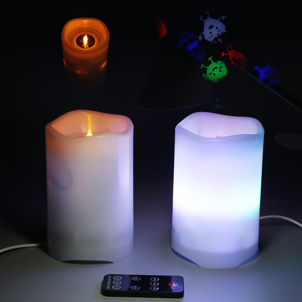 BL - TY05X 2-in-1 Night Light with Candle / Star Projection Function 1PC