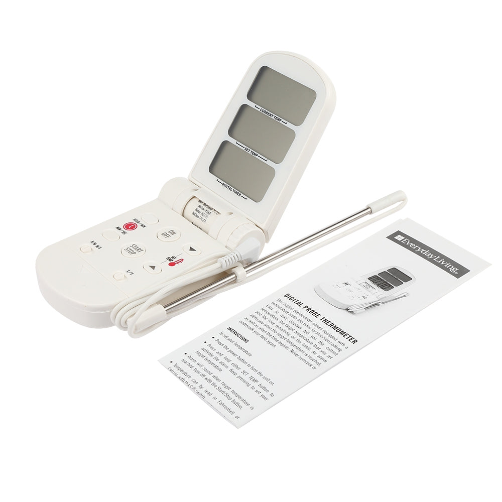 Digital Probe Thermometer Instant Temperature Measurement