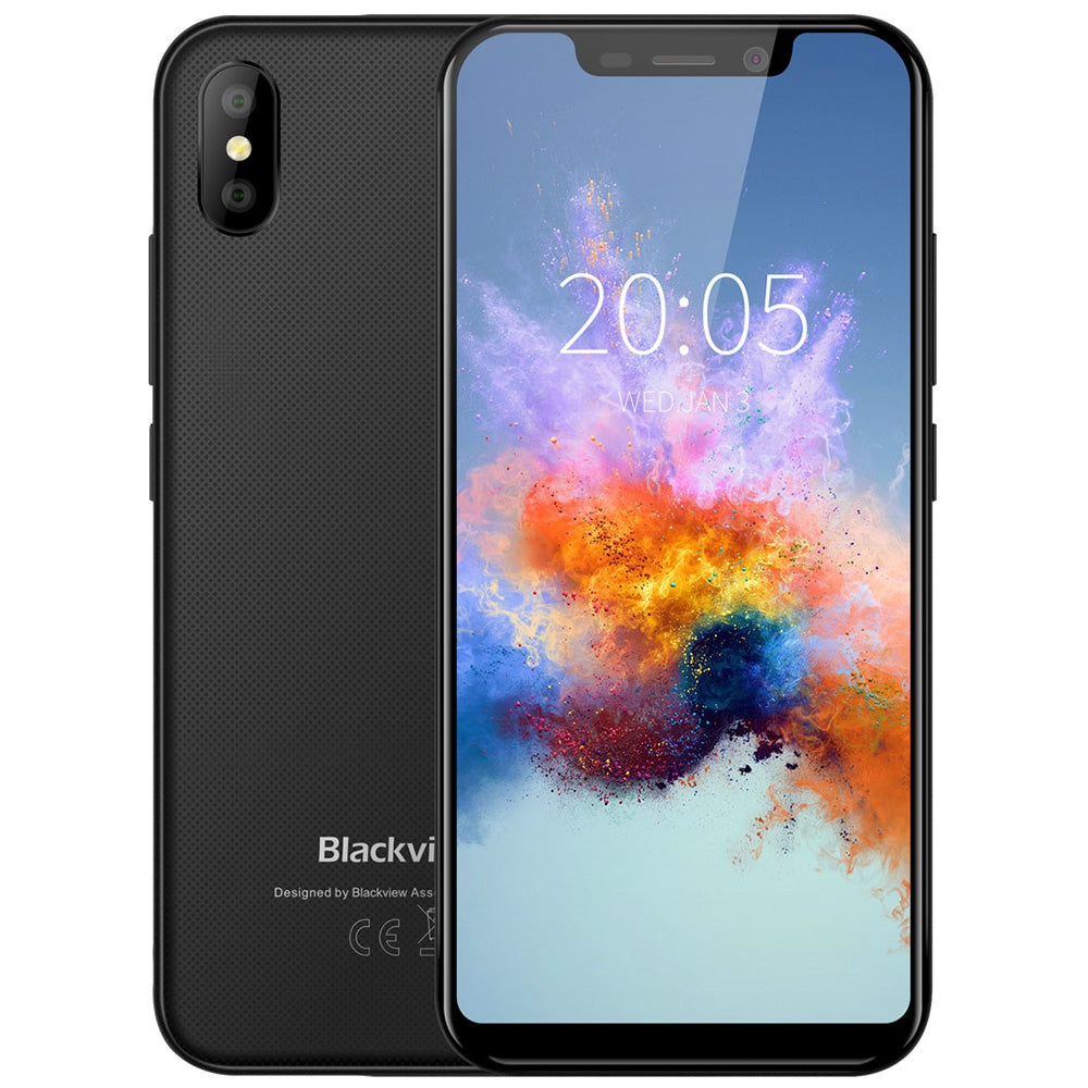Blackview A30 3G Phablet 5.5 inch Android 8.1 MTK6580A Quad Core 1.3GHz 2GB RAM 16GB ROM 8.0MP +...