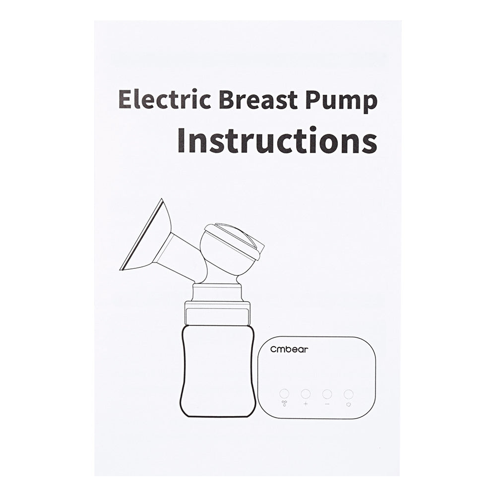Cmbear BPA Free Electric Double Breast Pump with Milk Bottle Baby Breastfeeding