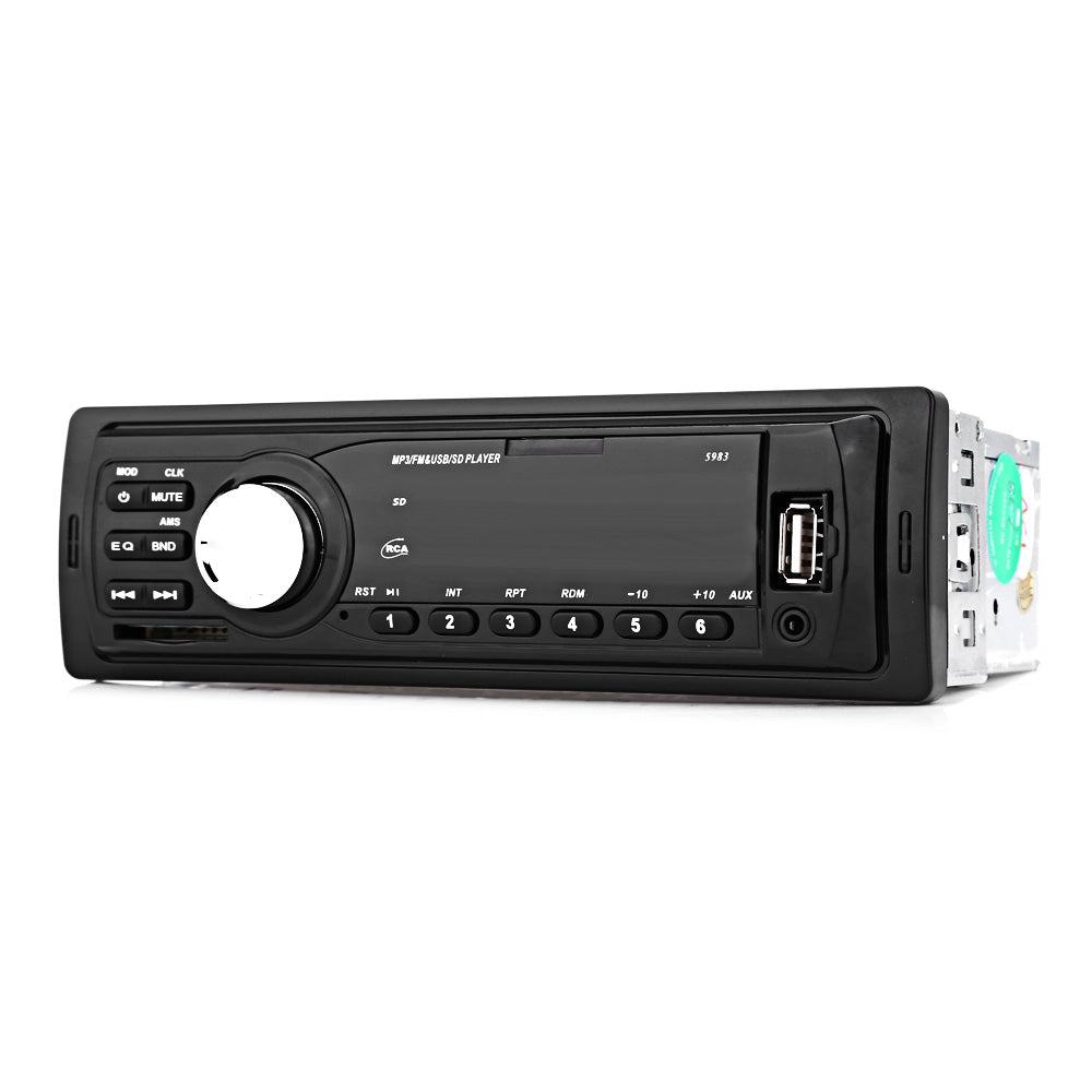 5983 12V Car Radio MP3 Player Audio Stereo Support FM SD AUX USB