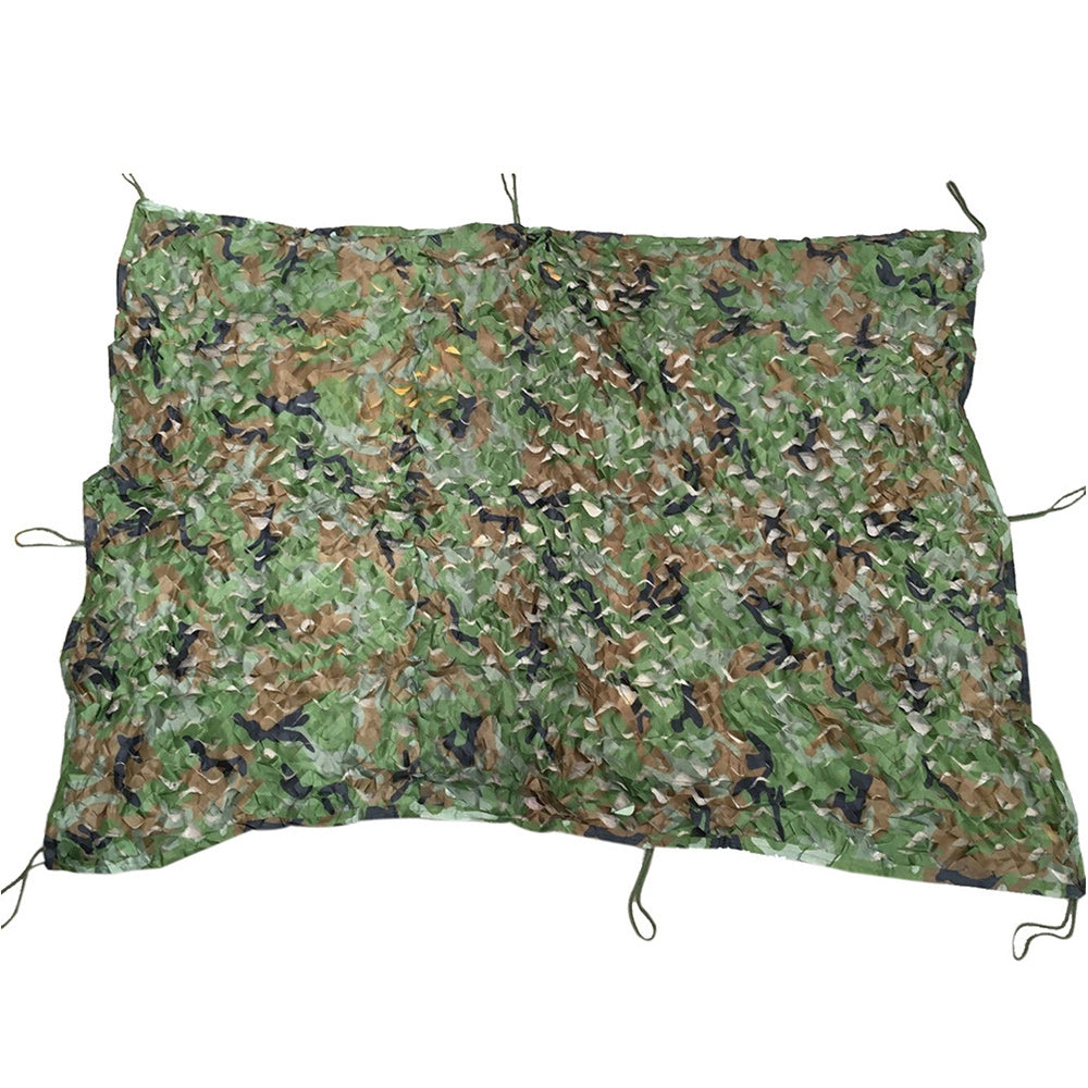 1.53M x 1.99M Woodland Military Car Cover Hunting Camping Tent Camouflage Net Netting