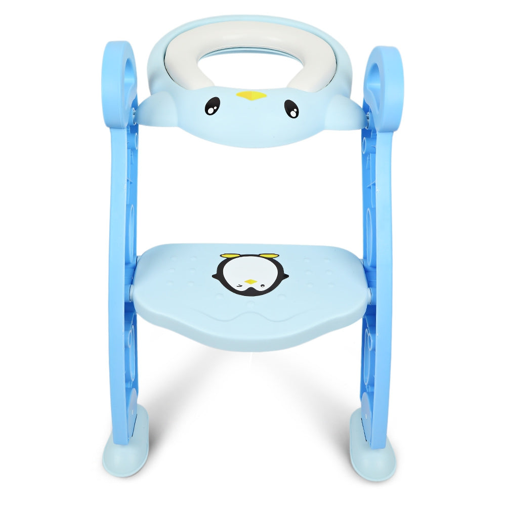 Baby Toddler Potty Training Seat with Non-slip Toilet Ladder Adjustable PP