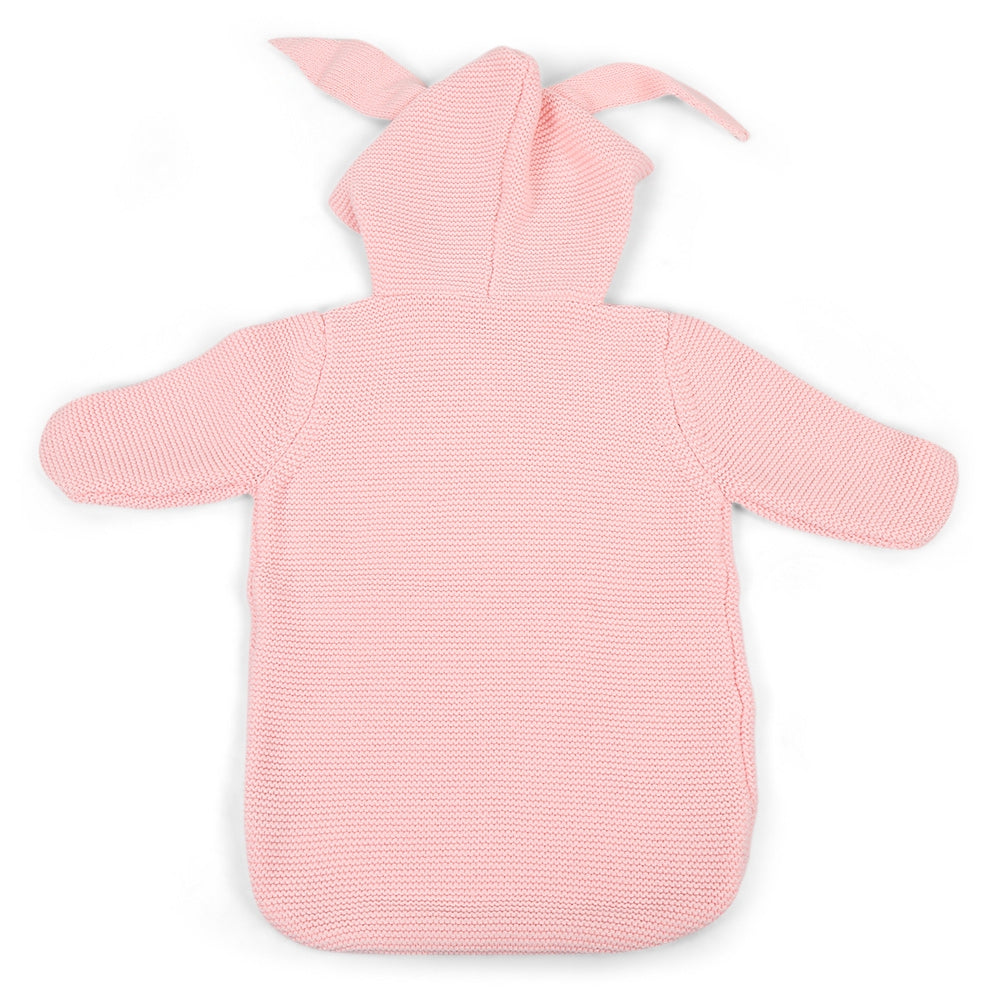 Baby Wearable Cute Rabbit Shape Knitted Swaddle Blanket Infant Sleeping Bag