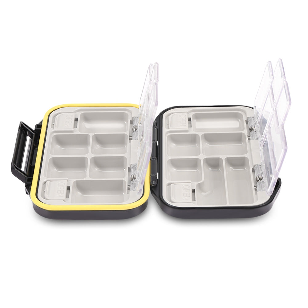 12 Compartments Waterproof Fishing Tackle Storage Box Plastic Fish Lure Bag