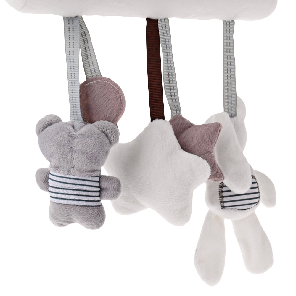 Baby Bed Trailer Pendant Rattle Hanging Musical Plush Toy