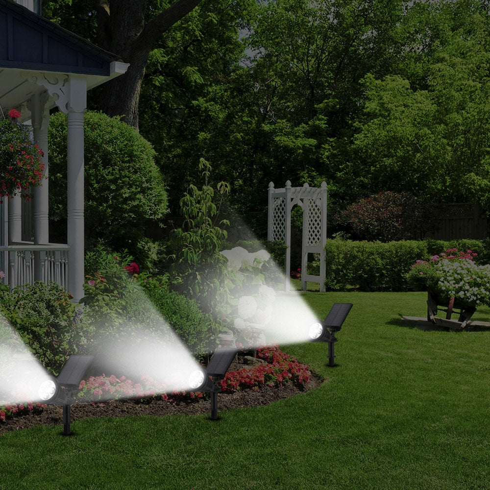 DS - C - SPL 4 LEDs 2-in-1 Outdoor Landscape Lamp Spotlight for Yard Garden