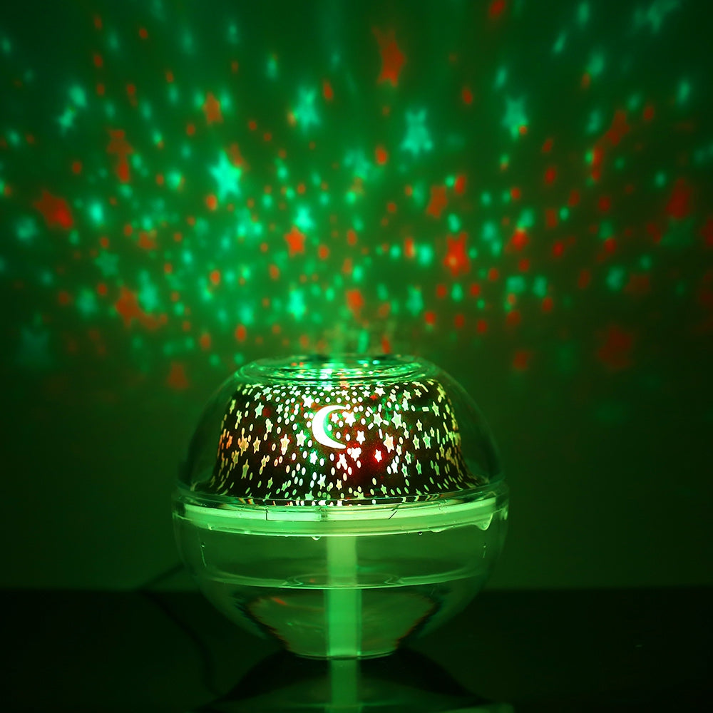 Crystal Night Light Projection Humidifier