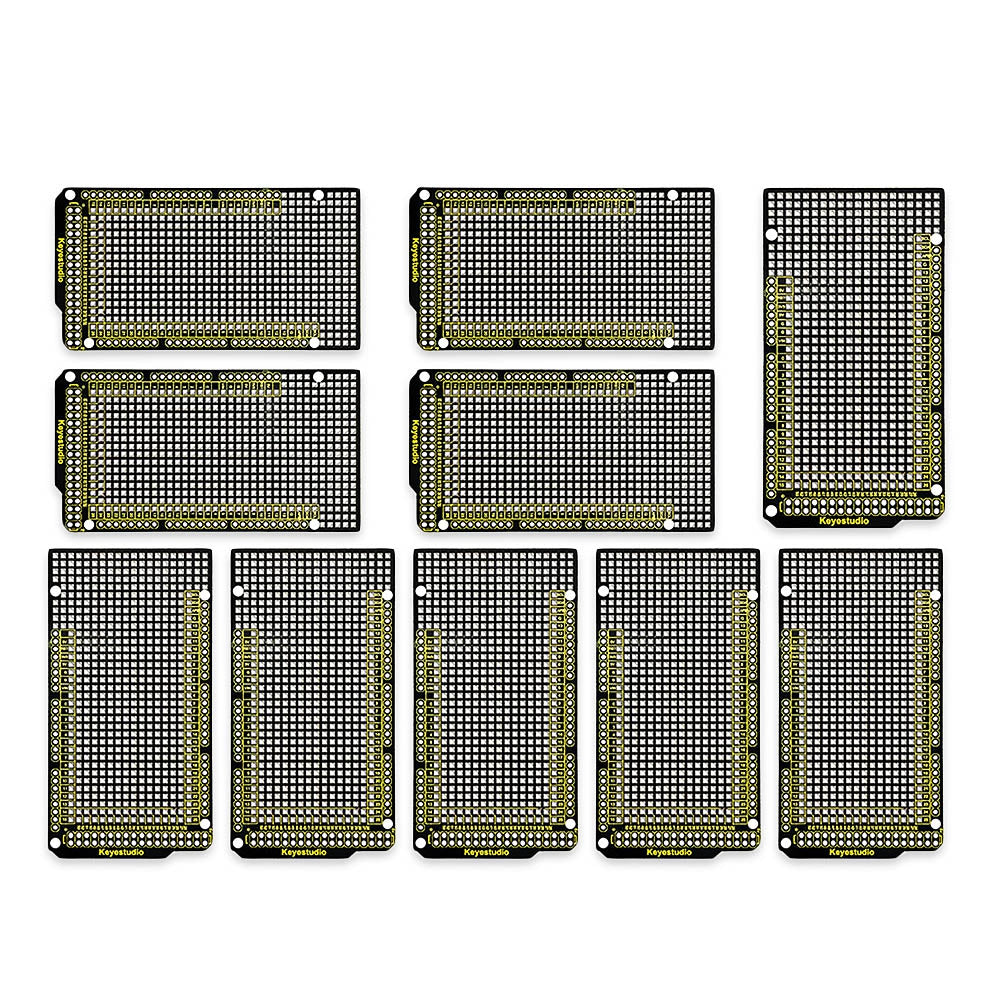 10PCS Keyestudio KS0323 Double Sided PCB Prototype Boards for MEGA 2560 R3