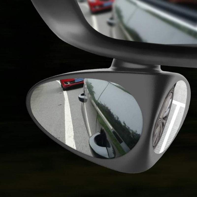 2 in 1 Adjustable Wide Angle Car Mirror Convex Rear View Monitor