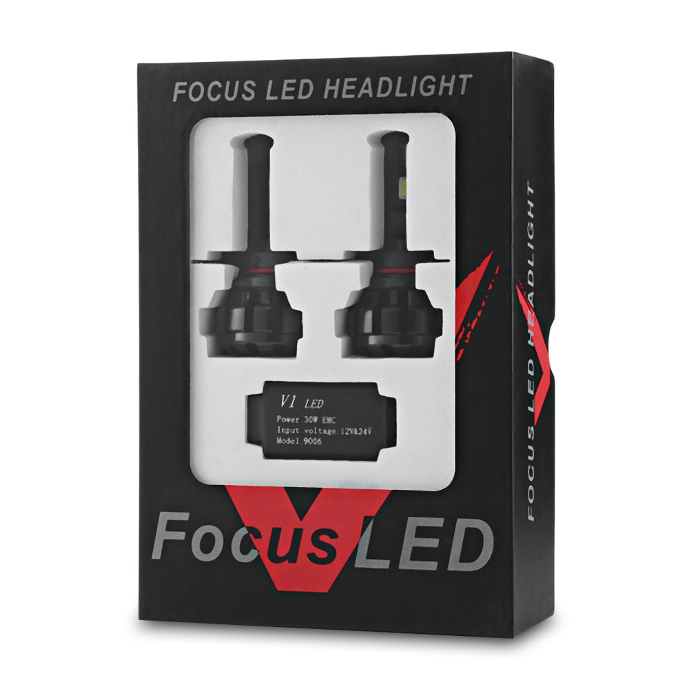 2PCS V1 60W 9006 / HB4 Car LED Headlight IP67 Waterproof High Brightness