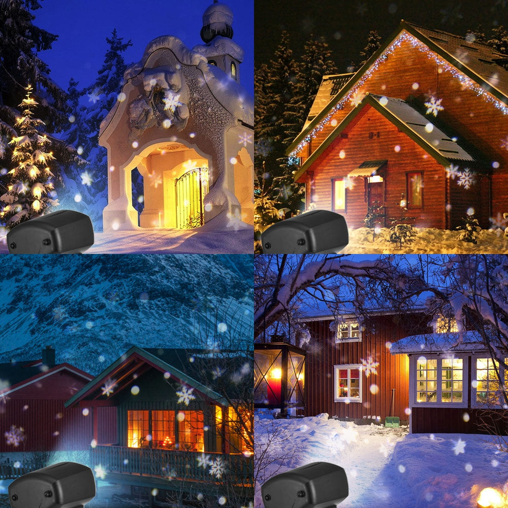 DQ - LE18 - 001 Projector LED Light Snowfall Waterproof Outdoor Timer Christmas