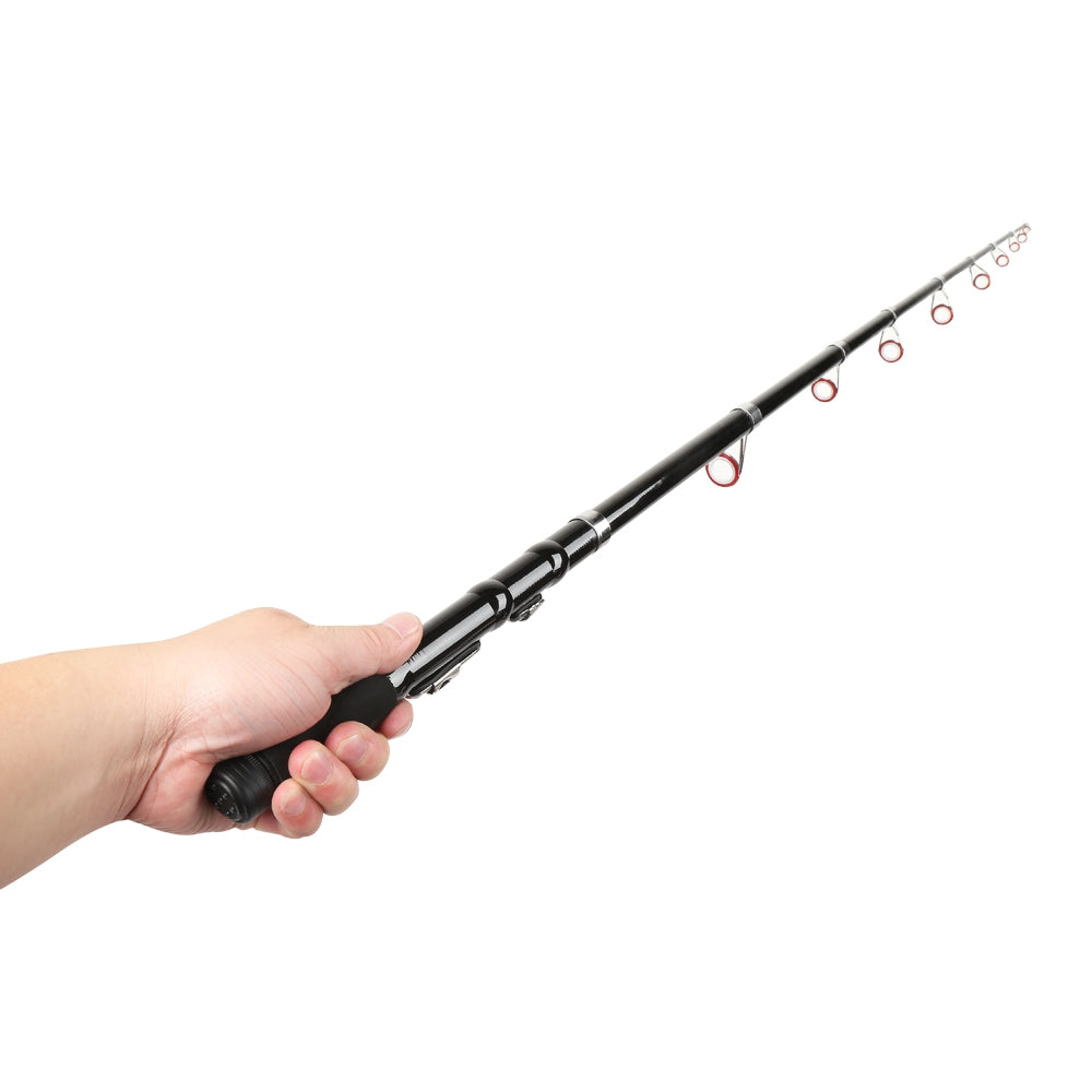 2.1m Mini Portable Retractable Fishing Rod Thrown Pole