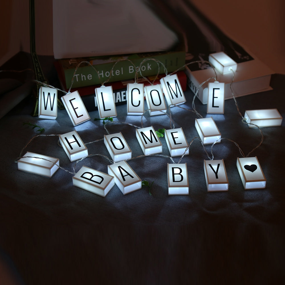 20 LED Letters Light Box String