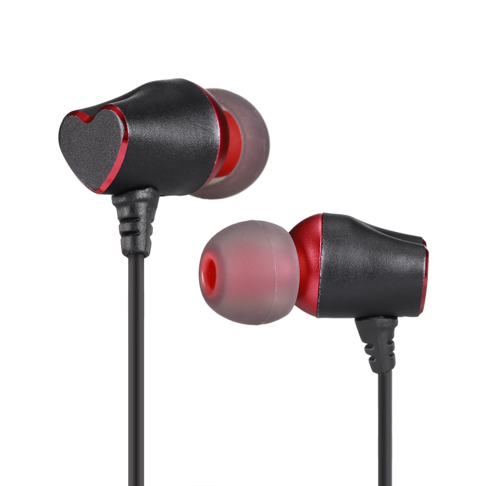 520 Wired In-ear Couple Earphone Stereo Sound with Mic for iPhone / Samsung