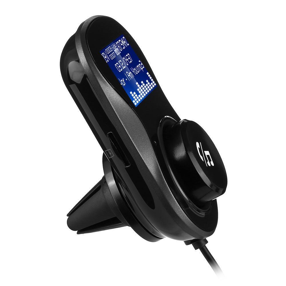 BC30B Car 1.44-inch LCD Bluetooth MP3 Player FM Transmitter with USB Charger