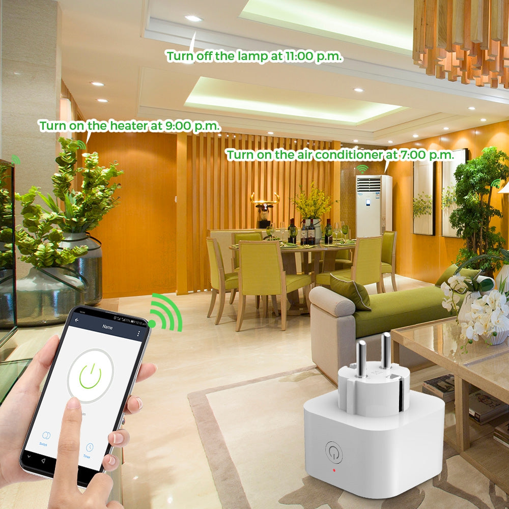 4PCS Elelight PE1004T Smart Sockets Remote Control Outlet with Timing Function