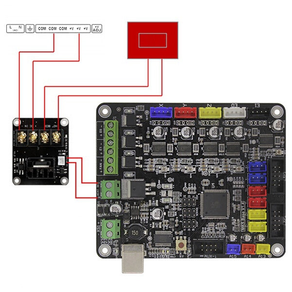 3D Printer Motherboard Accessory Heated Bed Module Kit