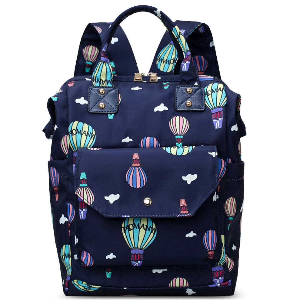 Cute Pattern Water Resistant Large Capacity Mother Women Backpack