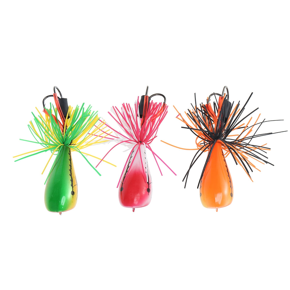 Artificial Frog Lure Hard Fishing Bait with Hook