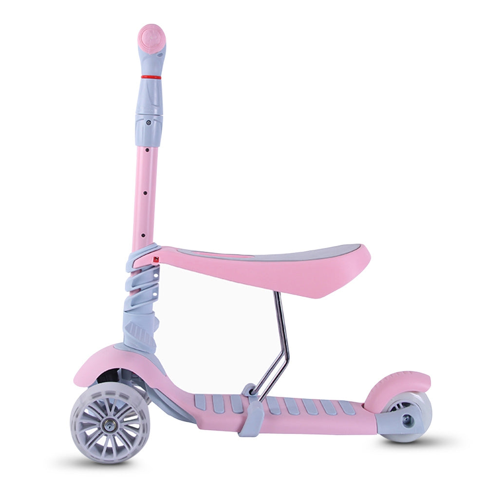 Baby Walker Three-in-one Three-wheeled Kids Scooter Detachable Seat