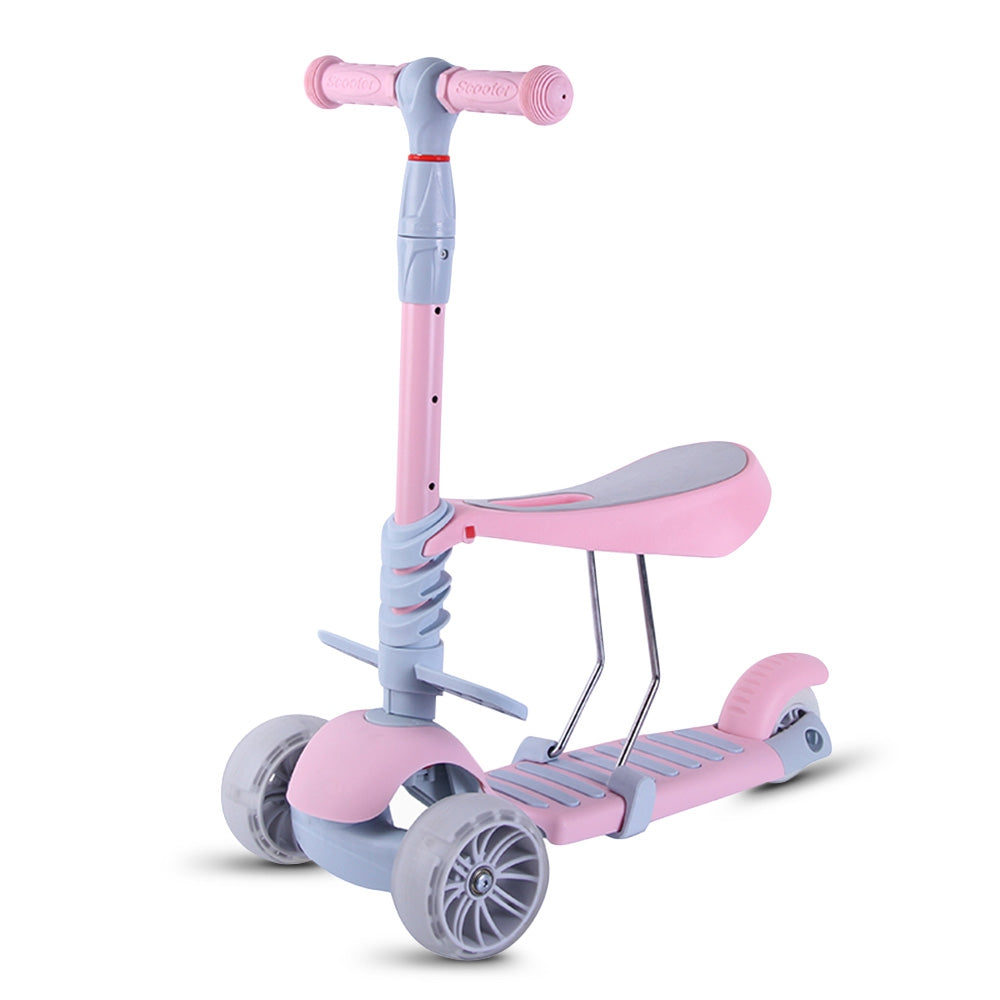 Baby Walker Three-in-one Three-wheeled Kids Scooter Detachable Seat