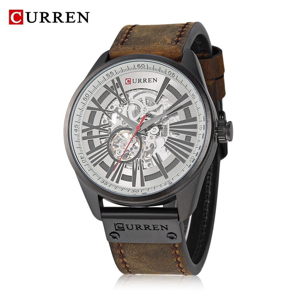 CURREN 8299 Male Automatic Machinery Water-resistance Business Watch