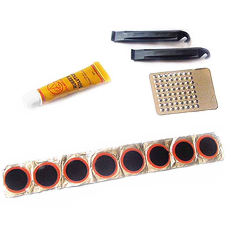 Bicycle Tire Repair Kit 2 Pieces with 8 Inner Tube Tablets