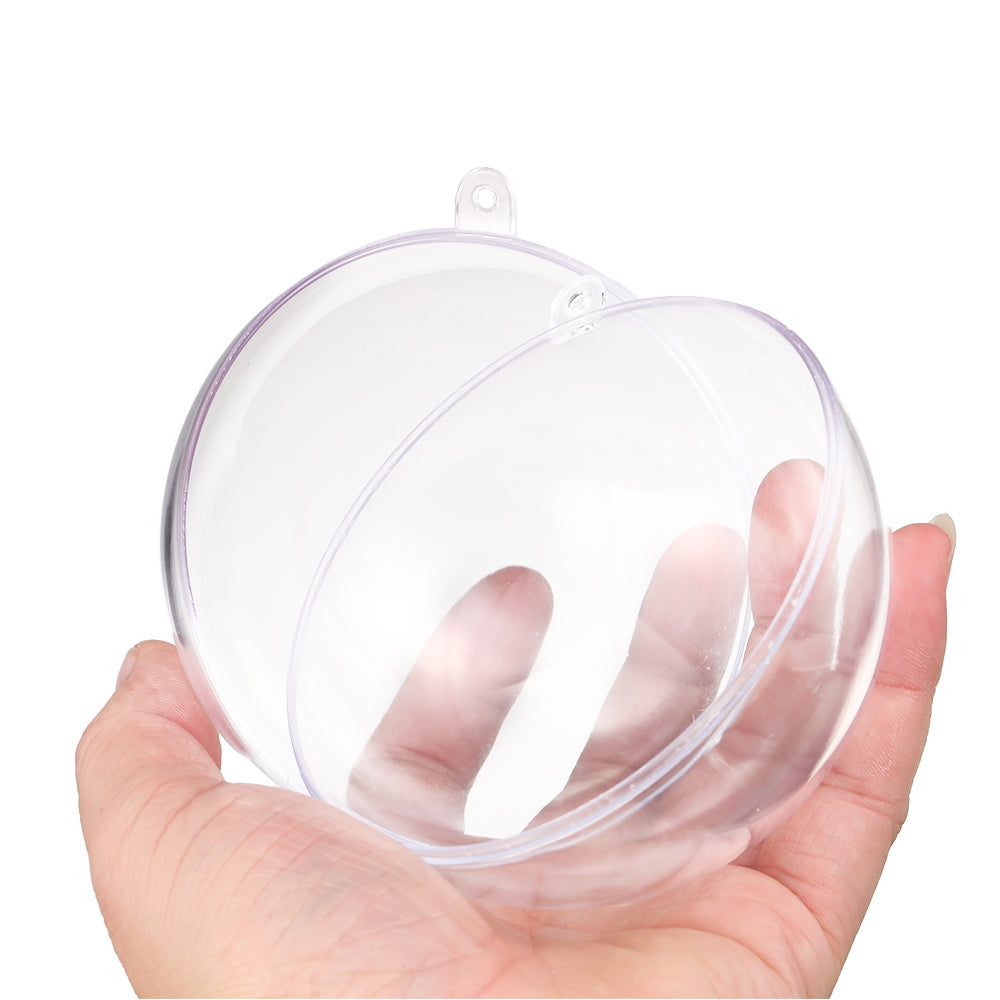 10cm Transparent Plastic Tress Hanging Balls