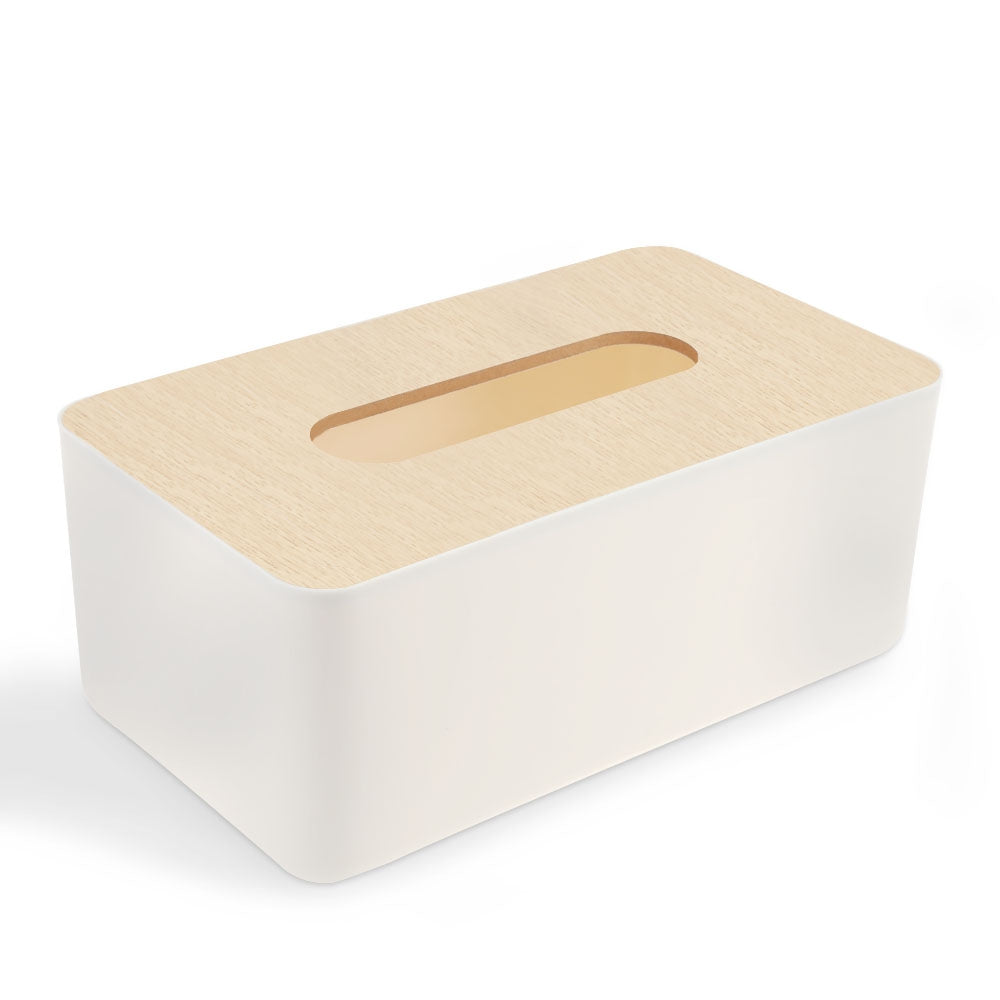 Bamboo Tissue Box Cover Holder