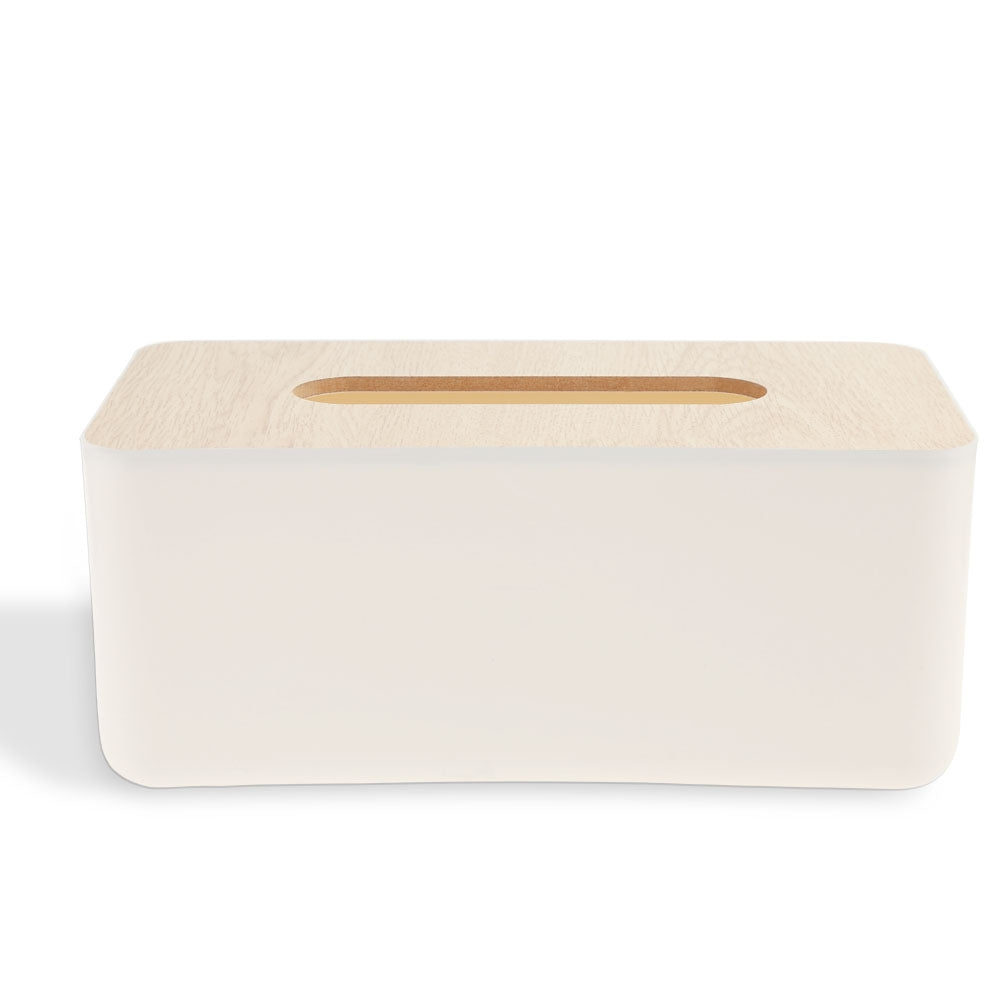 Bamboo Tissue Box Cover Holder