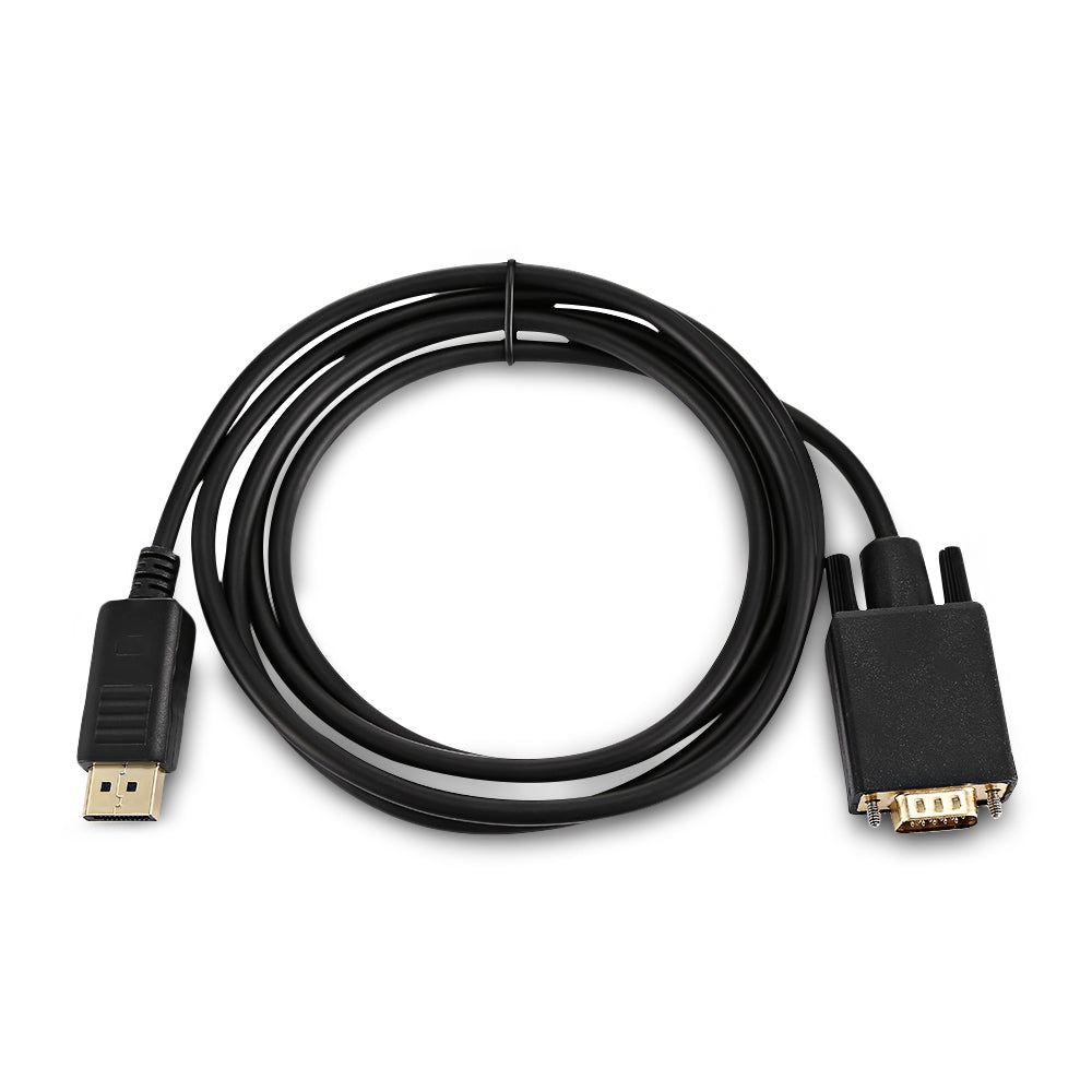 DisplayPort to VGA Cable 1920 x 1200 High Resolution Support 1080P