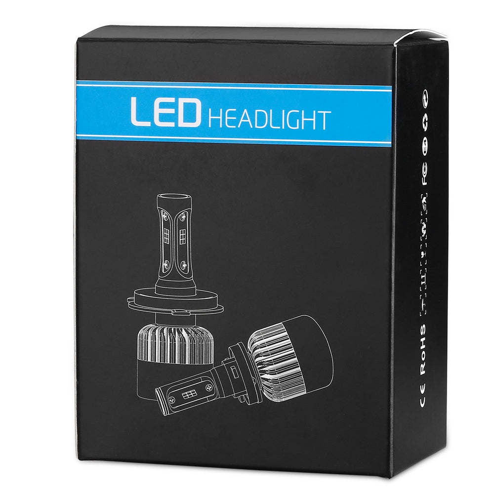 2PCS S2A 9005 / HB3 / H10 Car LED Headlight 9 - 30V 72W 6000K Front Lamp