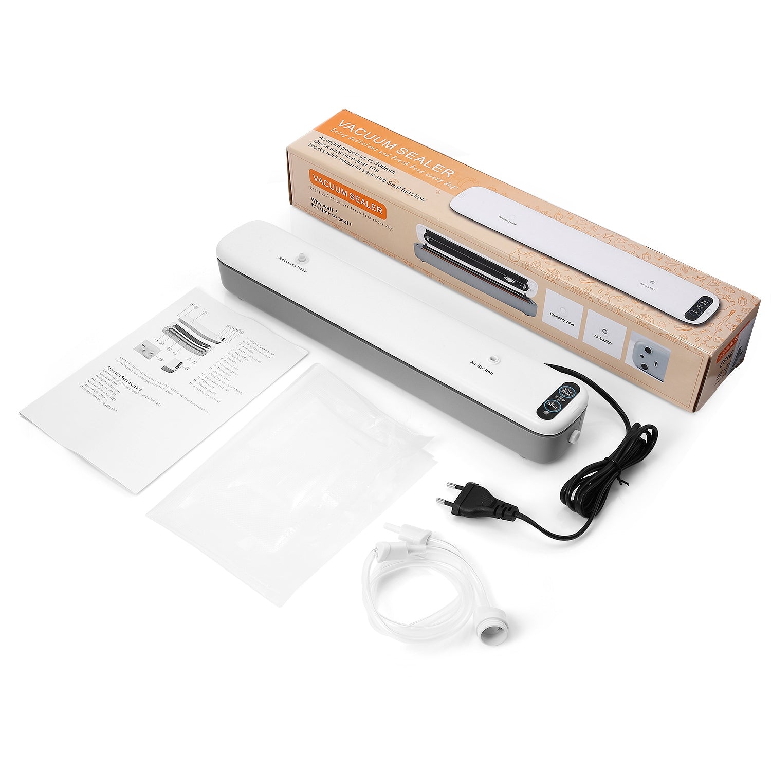 Automatic Electric Sealing Machine Vacuum Package Domestic Kitchen Tool