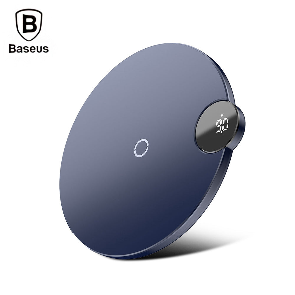 Baseus BSWC - P21 Digital LED Display Wireless Charging Pad Fast Charger