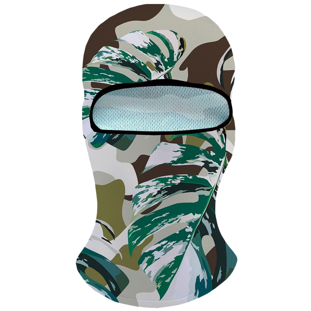 DFM - 0007 Green Leaves Camouflage 3D Printed Windshield Hat