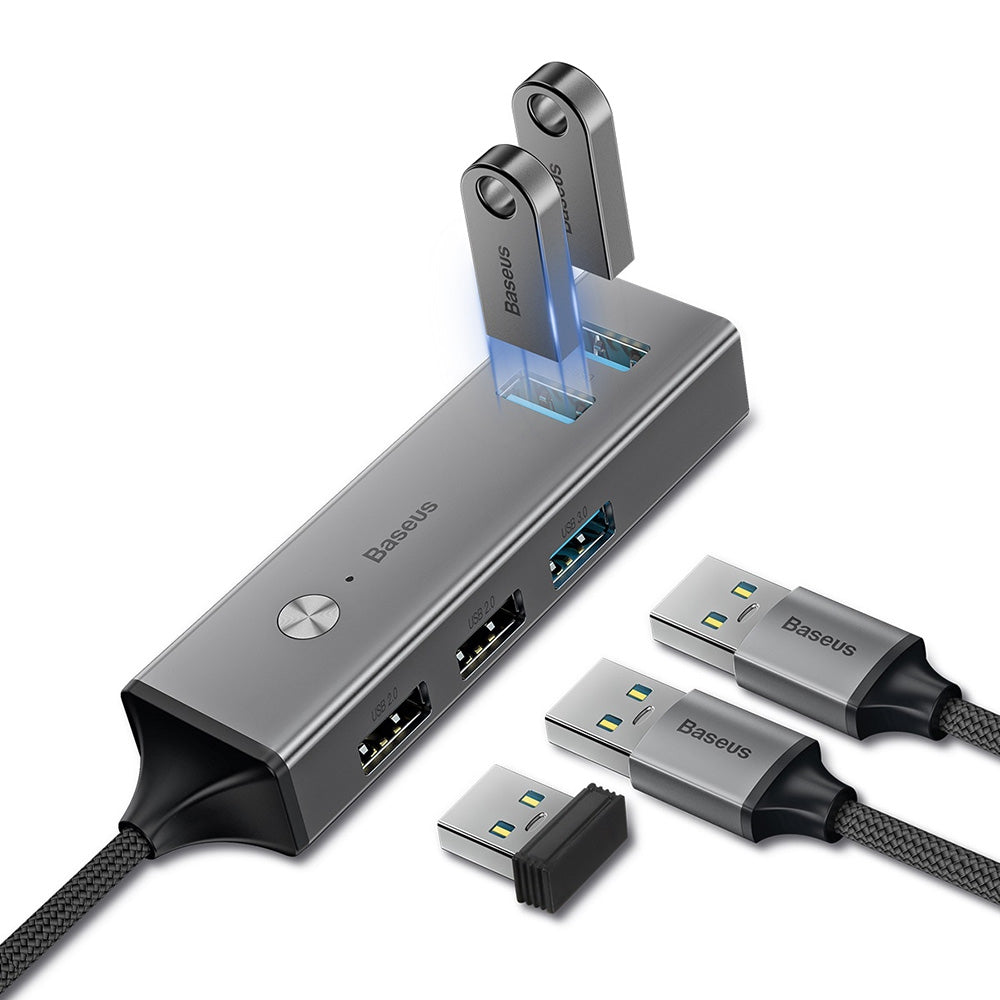 Baseus Cube USB to USB 3.0 + USB 2.0 HUB Adapter Portable 5 Ports