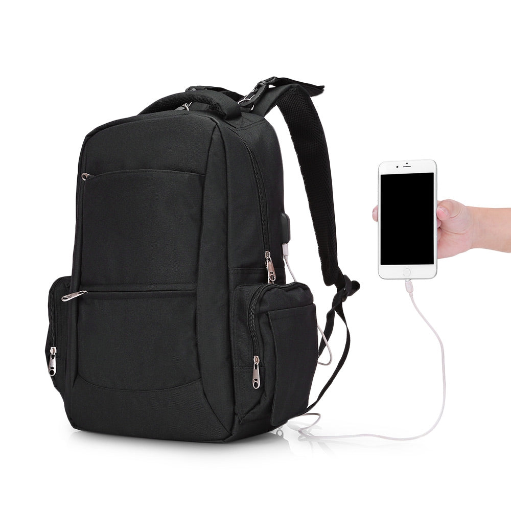 013 Large Capacity Multifunctional Backpack Maternity Bag with Charging Cable