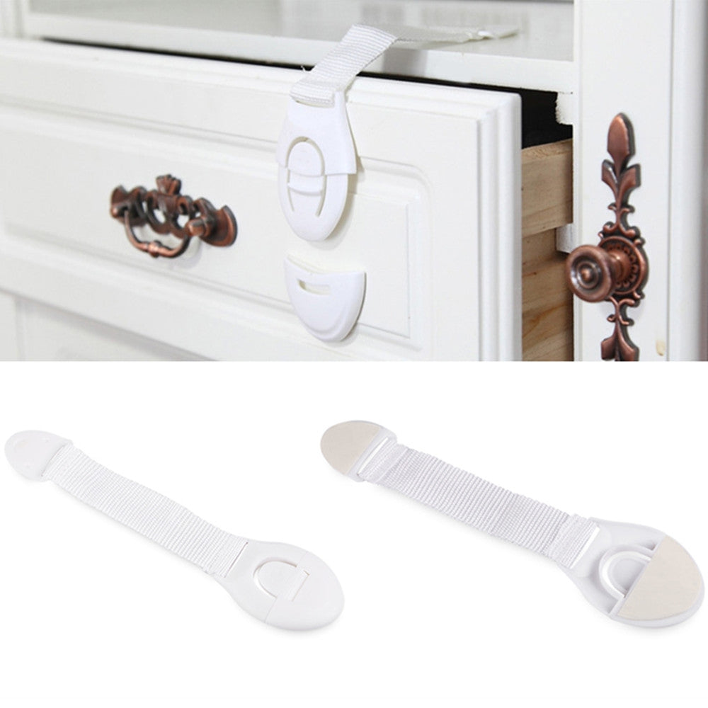 10pcs Multi-functional Lengthening Drawer Lock for Infant Safety