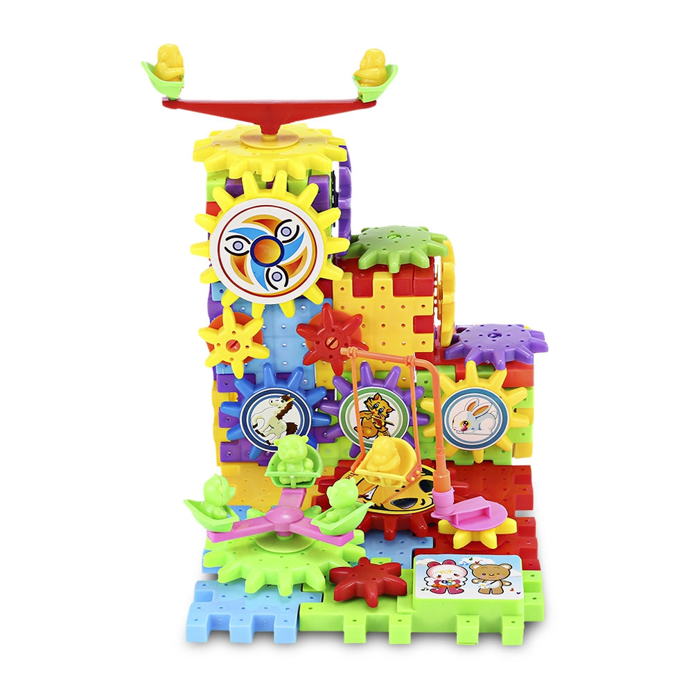 DIY Electric Assembled Gears Building Blocks Educational Toy