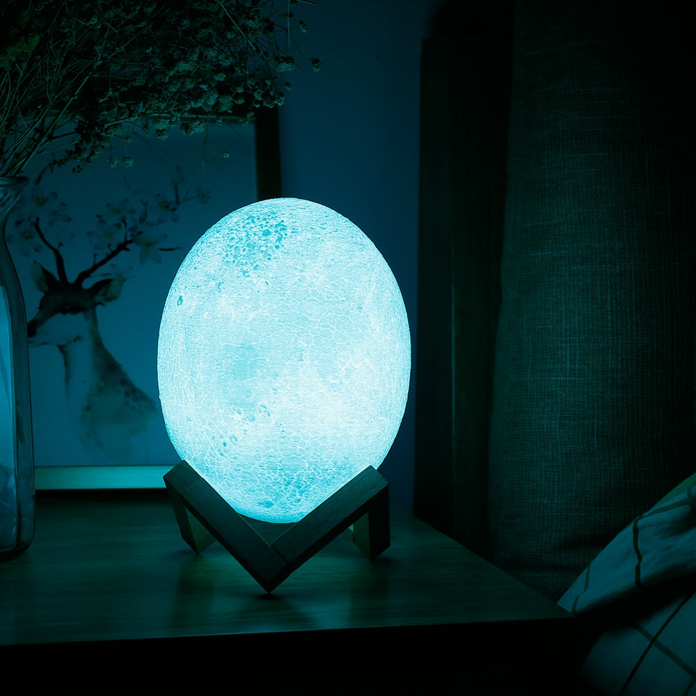 3D Printing Dinosaur Egg Light Night Lamp Remote Control for Bedroom