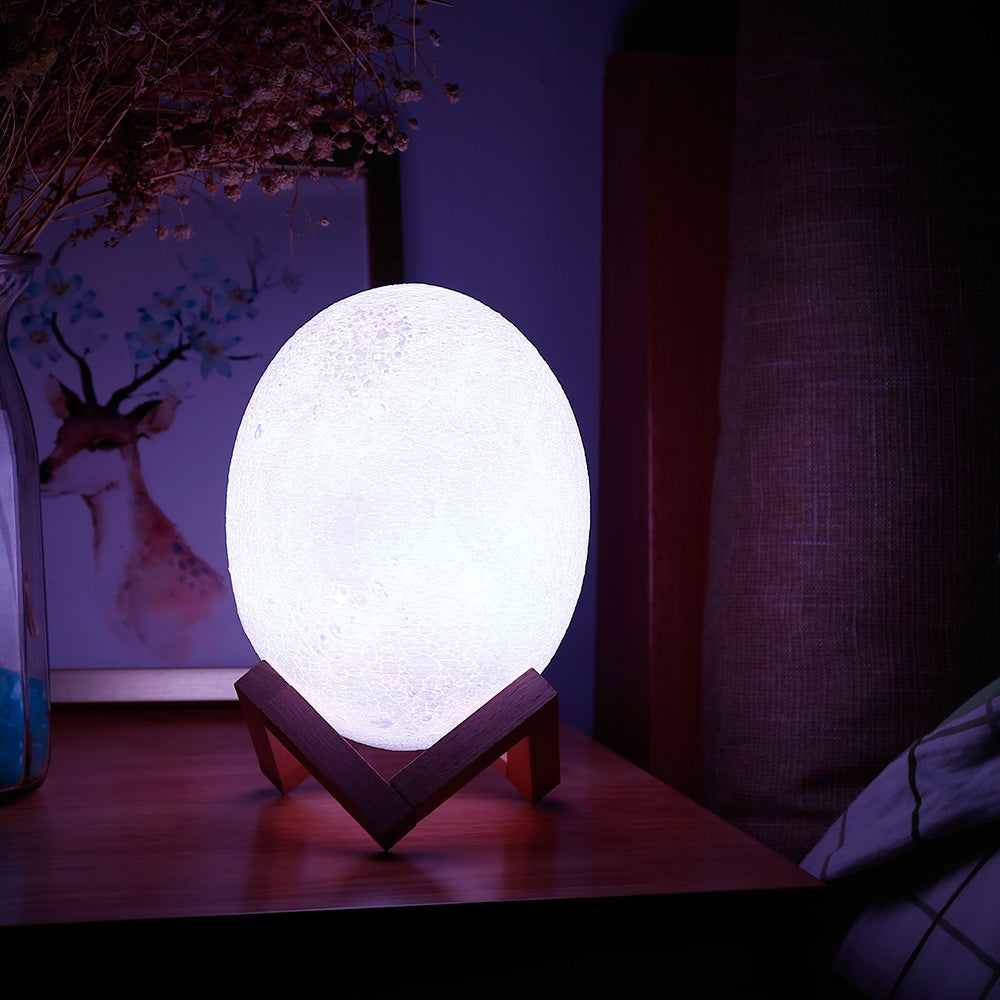 3D Printing Dinosaur Egg Light Night Lamp Remote Control for Bedroom