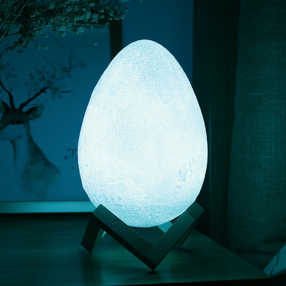 3D Printing Egg Light Night Lamp Remote Control for Bedroom