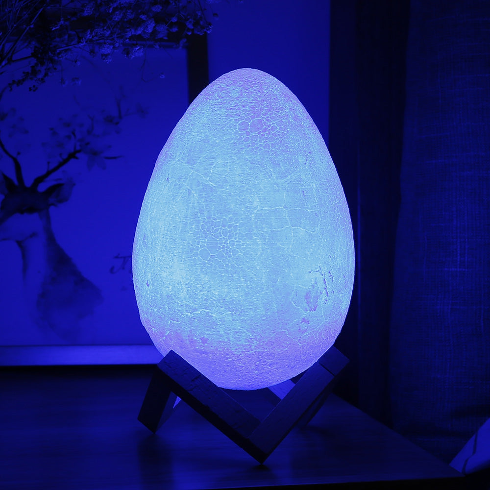 3D Printing Egg Light Night Lamp Remote Control for Bedroom