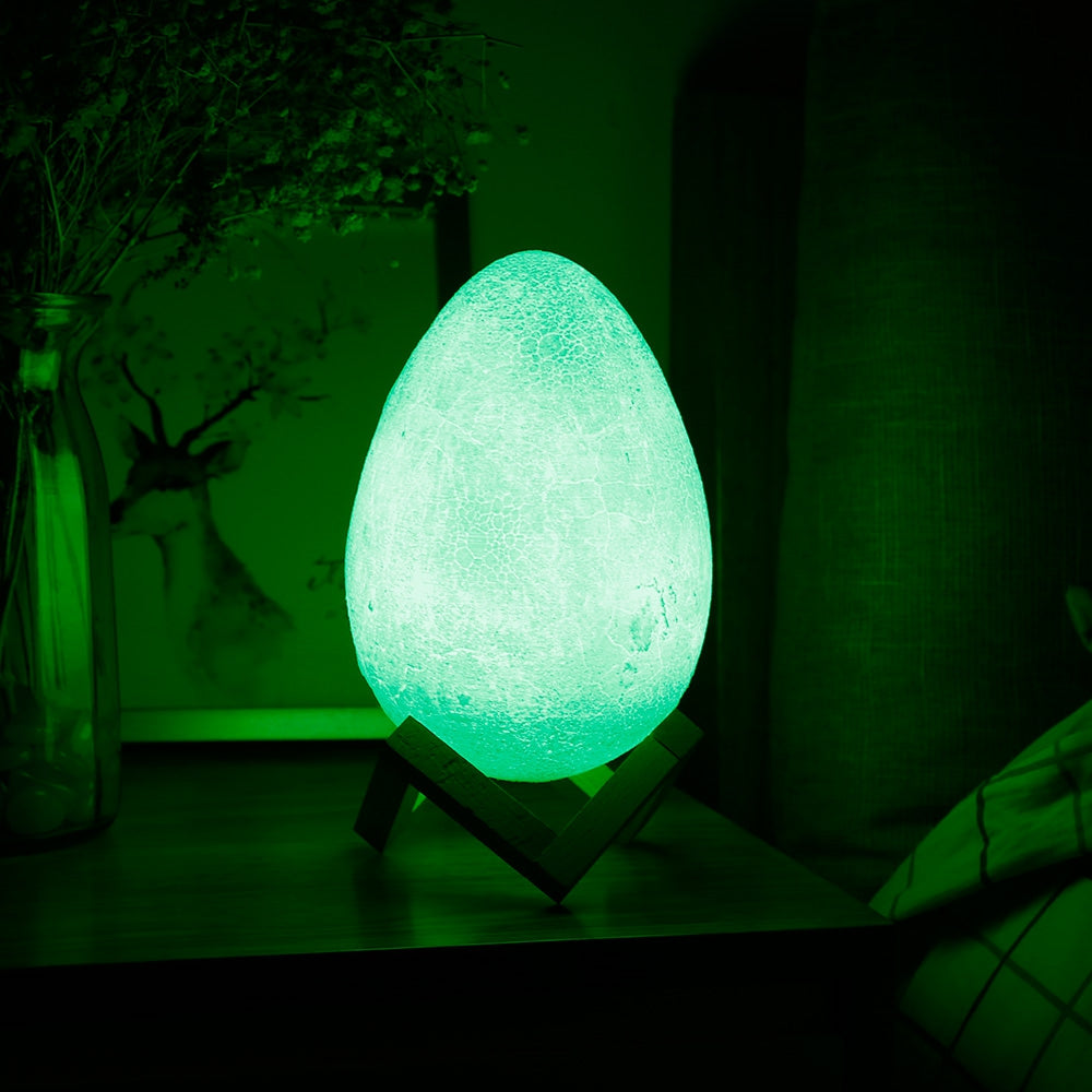 3D Printing Egg Light Romantic Night Lamp Remote Control for Bedroom