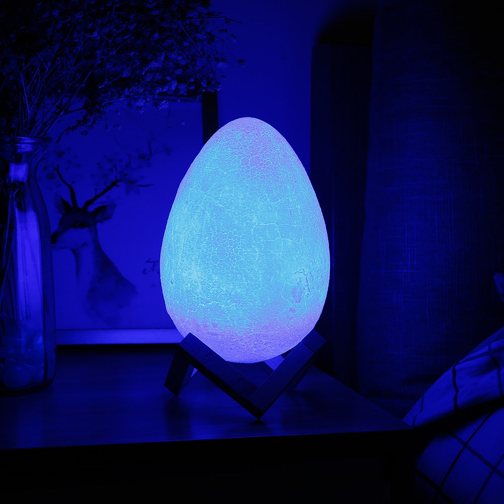 3D Printing Egg Light Romantic Night Lamp Remote Control for Bedroom